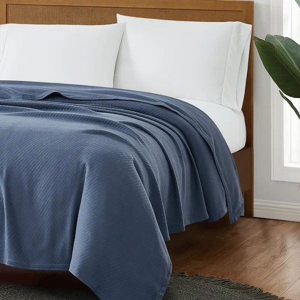 Frye Cotton Woven Blanket loom woven texture